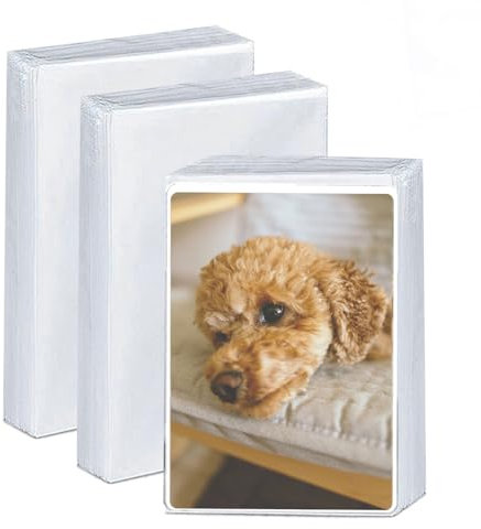 PESLNG 300 Pockets Card Sleeves, Transparent Trading Card Binder Pages, 66x91mm, Compatible with Skylanders, and More – Durable, PVC-Free, 300-Pack
