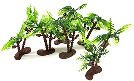 Arcady Mini-Kunststoff-Palmen, 6 Stück