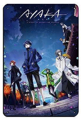 KOURT AYAKA Anime Retro Poster Metall Blechschild Chic Kunst Retro Eisen Malerei Bar Menschen Höhle Cafe Familie Garage Poster Wanddekoration 20 x 30 cm