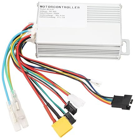 Heaveant E-Bike Bürstenloser Controller, 350 W 36 V Aluminiumlegierung E-Bike Bürstenloser Controller, E9T-Motor Brushed Controller Box für Elektrische Fahrrad Scooter E-Bikes