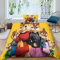 HESHS Alvin und die Chipmunks Bettwäsche 3D Cartoon Bettbezug Set Polyesterfaser Bettwäsche Set Mikrofaser Bettbezug Mit Reißverschluß, Geschenke Für Kinder Single（135x200cm）