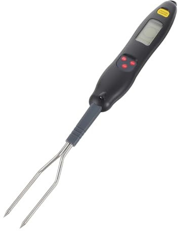 BESPORTBLE Thermomètre De Barbecue Numérique Indicateur De Température De Cuisson Fourchette Pour Viande Steak Poisson Fourchette De Chaleur