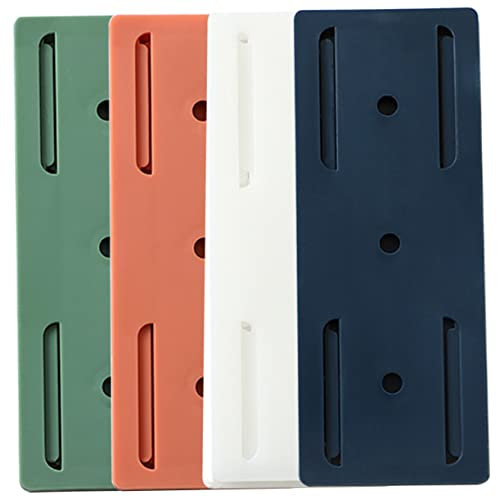 Angoily Organizador de Montaje en Pared con Retenedor de Enchufe Autoadhesivo Paquete de 4 Material Fácil de Usar Soporte de Montaje en Pared