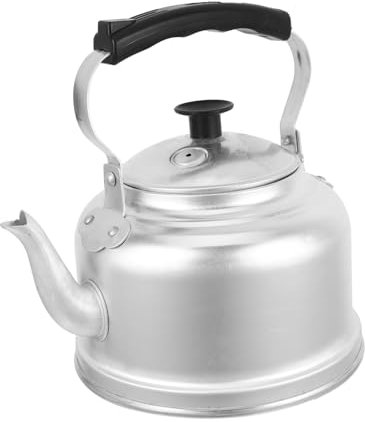 MAGICLULU Antiguo Hervidor De Aluminio Tetera Hervidor De Agua Caldera De Agua Silbando Tetera Hervidor De Aluminio Estufa Superior Hervidor De Té De Aluminio Suministros Para El Hogar
