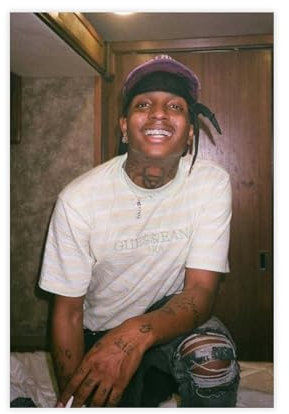 bnyesa Rap-Ski-Maske The Slump God, Poster, Leinwand-Poster, Landschaft, Gemälde für Wohnzimmer und Schlafzimmer, Dekoration, 30 x 45 cm