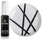 Bluesky Gel Polish, Fine Liner Nail Art Gel Polish - Black Chalk, 8g Matte Fine Line Gel for Nail Design (Requires Drying Under UV LED Lamp)