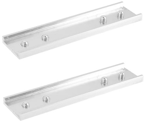 Cabilock 2St Verlängerungsverbinder für Vorhangschienen Gardinenschienenhalter Verbindungsstück für die Duschvorhangschiene Vorhang Vorhang Halterung Vorhang-Ersatzset