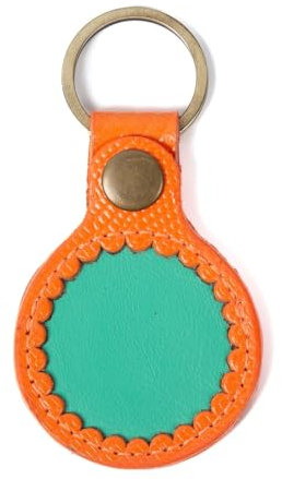 Dog with a Mission - Air Tag Orange | Apple tag air hunde anhänger | Case Cover für Air Tag mit Key Ring | AirTag Schlüsselanhänger | AirTag Hülle