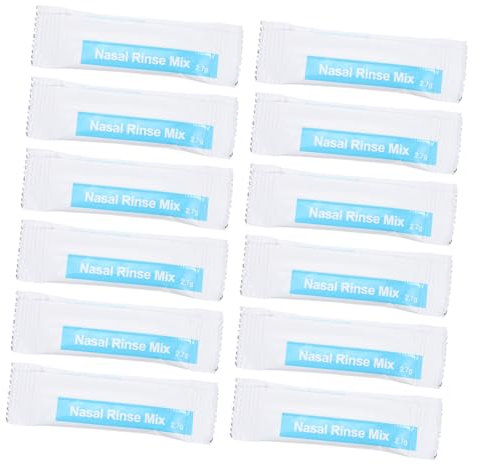 minkissy 40 Packungen Nasenspülung Nasenspülsalz Nasenhöhlenschutz Spülmischung Für Die Nase Nasenreinigungssalz Nasenreiniger Nasensalz Pakete Nasenpflegesalz Blue Natriumchlorid