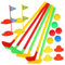 ifundom 2 Sätze Golfclubs Outdoor draußen Golfschläger Set Golfschläger pädagogisches Golfspielzeug Golfanzug für Plastik Colorful