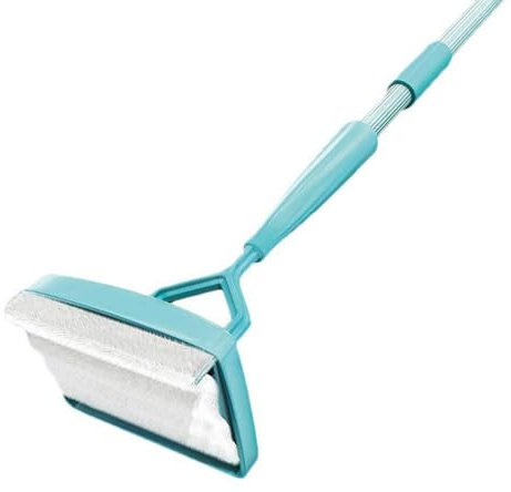 Outil De Nettoyant pour Plinthes avec Poignée Longue - Mop De Nettoyant Mural avec Poignée Extensible, Poignée De Nettoyage avec Une Tête Pivotante À 360 Degrés pour La Maison