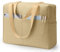 KALIDI Shopper Tasche Damen Handtasche Groß Uni Tasche Damen-Shopper Tote Bag Schwarz FüR Arbeit, BüRo, strandtasche (Braun)