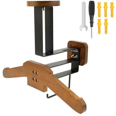 QINGLANG Motorcycle Helmet Holder Wall Mount Tactical Gear Rack Gear Clothes Stand Jacket Hanger Plate Carrier Rack Display Organizer for Vest Belts Jacket Displaying