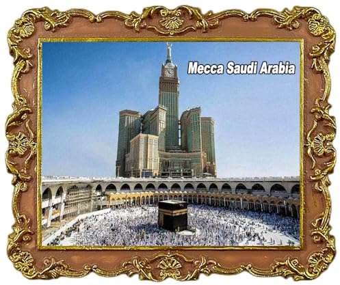 Kühlschrankmagnete, Motiv: Mekka, Saudi-Arabien, Touristen-Souvenir, Kühlschrankdekoration, Magnet