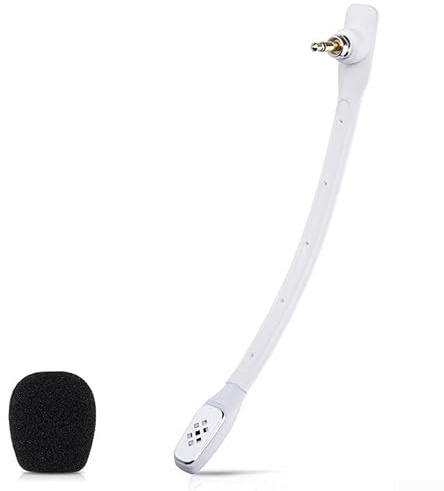 Zoegneer Microphone antibruit pour casque ASTRO A40 compact en plastique noir ou blanc 20 x 13 x 1 cm pour un son de jeu clair et une réduction du bruit de fond (noir)