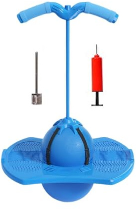 Hüpfball für Kinder Interaktiver, leiser Ball mit Griff und Luftpumpe