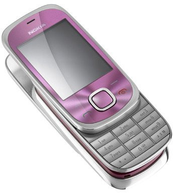 Nokia 7230 Rose téléphone portable sur Vodafone Payg