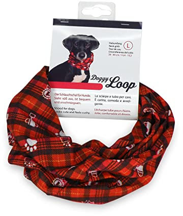 extraZoo Doggy Loop - Hundeschal rot in L
