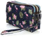 conisy Damen Clutch Geldbörse mit Ethno Blumen Muster, Multifunktional Crossbody Kleine Umhängetasche Damen Unterarmtasche (WH-N03)