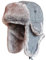 SK Studio Wintermütze mit Ohrenklappen, Warme Baumwolle Trappermütze Hut Unisex Fliegermütze Fellmütze Erwachsenen für Herren Gray3/Gestrickt M