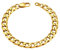 ChainsHouse Männerarmband Gold Panzerkette Armband für Herren Gliederarmband 8MM Breit Männer Kubanische Kettenarmband Herren Edelstahl Gliederkette Armkette 21cm Punk Armreif Armschmuck für Mutter