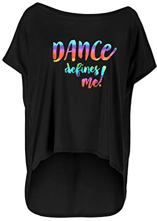 WINSHAPE Damen Ultra Leichtes Modal-Shirt Mct017 Dance Defines Me!, Style T-Shirt, Schwarz, XL EU