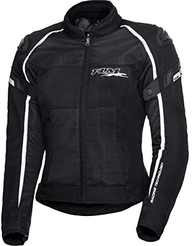 FLM Sports Damen Textil Jacke 1.2 – Leicht – Luftig – Polyester – Schwarz schwarz S