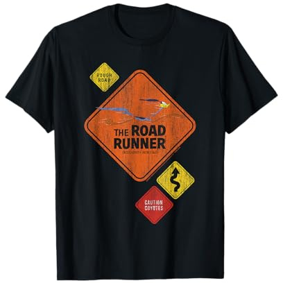 Looney Tunes The Road Runner Road Sign T-Shirt