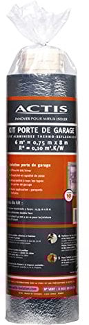 ACTIS Kit d'isolation de Porte de Garage L.8 x l.0.75 x EP.6 mm