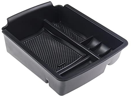 YINETTECH Auto Mittelkonsole Aufbewahrungsbox Armlehne Organizer Mittelarmlehne Kompatibel mit VW Golf 7 MK7 2014-2016