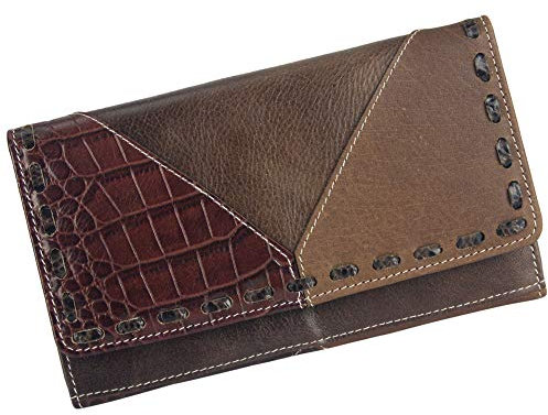 Sunsa Geldbörse. Damen Geldbeutel. Leder Portemonnaie mit RFID Schutz. Kleiner Brieftasche mit Kreditkarten Fächer. Mädchen Geldtasche Wallet. Purses 81674