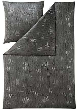 ESTELLA Mako Interlock Jersey Bettwäsche Pippa anthrazit