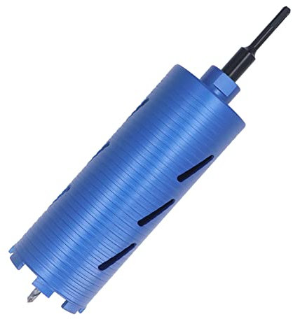 Weikeya Diamond Drilling Bit, Diamond Wet Coring Bit 4in Diameter Diamond Wall Hole Opener Labor Saving Alloy Steel Diamond Hole Saw Drill Bit 5/8‑11 Thread for Concrete Brick Marble