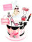 Regendeko Happy Birthday Lady Tortendeko Schminke Mädchen Tortendeko Kuchendekoration Cupcake Toppers Geburtstagskuchen Deko (3)