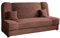Mirjan24 Schlafsofa Jonas Cord, Sofa mit Bettkasten und Schlaffunktion, Bettsofa, Dauerschläfer-Sofa, Schlafcouch, Materialmix, Couch vom Hersteller, Wohnlandschaft (Poso 29)