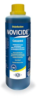 NOVICIDE Desinfektionskonzentrat 500 ml – VAH-gelistet, alkoholfrei, rostschützend – Desinfektionsmittel für Friseur-, Barber- und Kosmetikinstrumente (Scheren, Kämme, Rasiermesser)