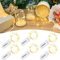 LEECOCO 6er Set Lichterkette mit Batterie – 2m, 20 LEDs, Warmweiß – Ideal für Weihnachten, Hochzeitsdekoration, Party & Zimmerbeleuchtung (6 Stück Warmweiß