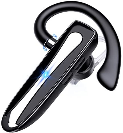 Bluetooth Headset Telefon mit Mikrofon Bluetooth Kopfhörer Kabellos, Fahr-Headset mit 24-Stunden-Gesprächszeit, kompatibel mit iSO- und Android-Telefonen.
