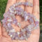 Unregelmäßiger Kies, Amethyst, Granatperlen zur Schmuckherstellung, DIY-Armband, Halskettenzubehör, 16 Zoll, lila Jade, 3–5 mm, 16 Zoll