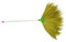 bick.shop Thai Broom with Handle, 99 cm, Green, Hard Floor, Wood Handle, Grass Bristles