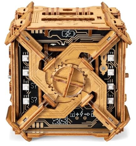 PUZZLE POTATO Tesla Puzzle Box - Escape Room Spiel mit Elektronischen Rätseln - Puzzlebox - Knobelspiel für Erwachsene - Brainteaser Geschenkbox