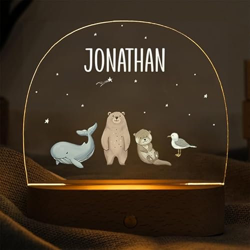 Personalisierte Nachtlampe Baby - Dimmbar - Stilllicht für Mütter - geschenke zur geburt - personalisierte geschenke geburt - geschenk zur geburt - sinnvolle geschenke zur geburt - geburtsgeschenk