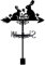 SUPERDANT Girouette de Jardin Exterieur de Jardin Lapin Girouettes Lapin pour Girouettes de Toit Animal Métal pour Jardin Indicateurs de Direction du Vent Deco Jardin Exterieur