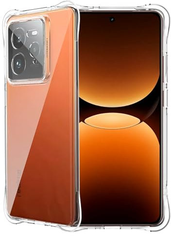 FDHYFGDY Funda para Realme GT 7 Pro/GT7 Pro 5G Carcasa, Funda de Silicona Transparente a Prueba de Golpes, Funda de Parachoques de TPU Suave y Transparente