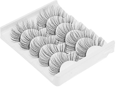 TOVINANNA 5paires Faux Fibres Synthétiques Naturels Pour Regard Éblouissant Pour Mariage Photographie Et Usage Quotidien