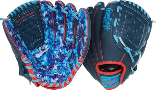 Rawlings Girls' Flex Palm Series Glove | T-Ball/Baseball/Softball | Sizes 10-11 Inches | Multiple Colours Glove
