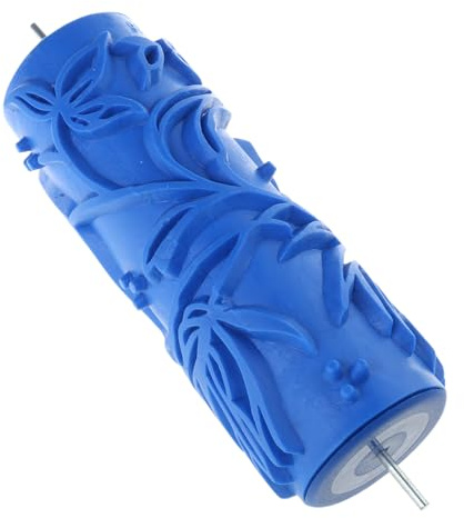 Embossed Pattern Paint Roller 5Inch Rubber Sleeve Wall Decoration Suitable for DIYer Enthusiasts Professional Painters Wall Decoration