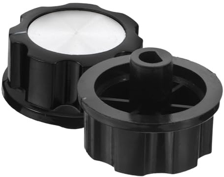 VANZACK 2 Stück Ersatz drehknöpfe für Heißluftfritteuse Gasherd und Backofen Einfache Montage Präzise Temperatur Zeitsteuerung Vielseitig Kompatibel mit Küchenherden und Druckkochern