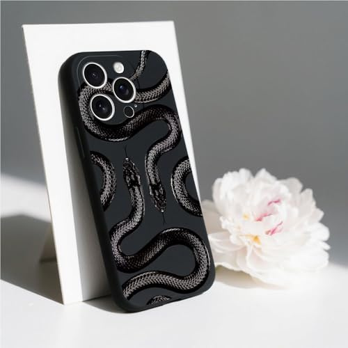 PAIXIKYZ Kompatibel mit Samsung Galaxy M135G, TPU Bedruckte Stoßfeste Handyhülle mit stylischem Schlangenmotiv