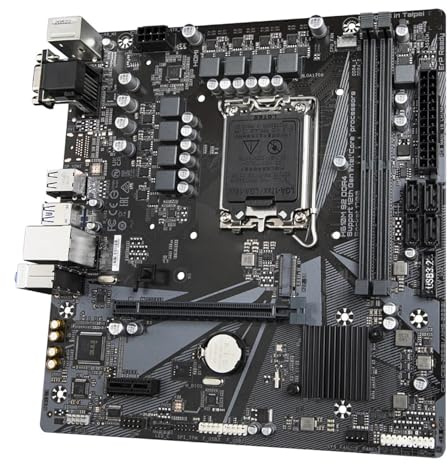 Motherboard Scheda madre Fit For GIGABYTE H610M S2 DDR4 H610 Intel LGA 1700 Micro ATX con, singolo M.2, PCIe 4.0, USB 3. Gen1